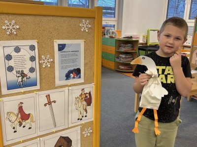 Svatý Martin  ve třídě Koťátka