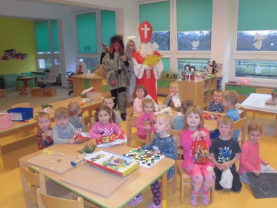 Mikuláš, anděl a čert u Kuřátek