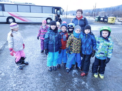 Předškoláci lyžují na Bukovci