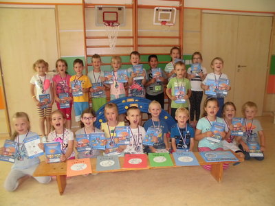 Koťata  získala medaile za sportovní všestrannost