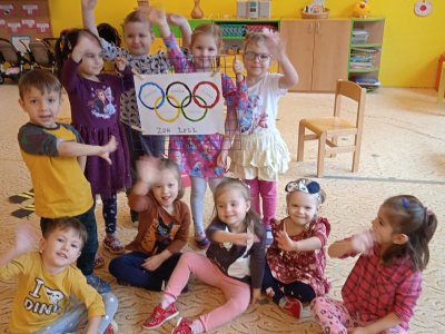 Zimní olympiáda u Kuřátek.