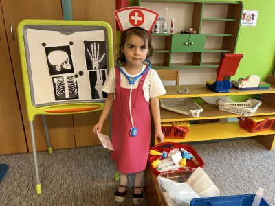 Projektové dopoledne ,, Nemocnice se nebojíme " Koťátka