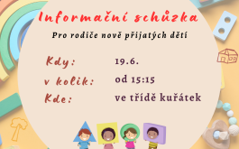 INFORMAČNÍ SCHŮZKA