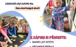 Zápis do MŠ - dokumenty
